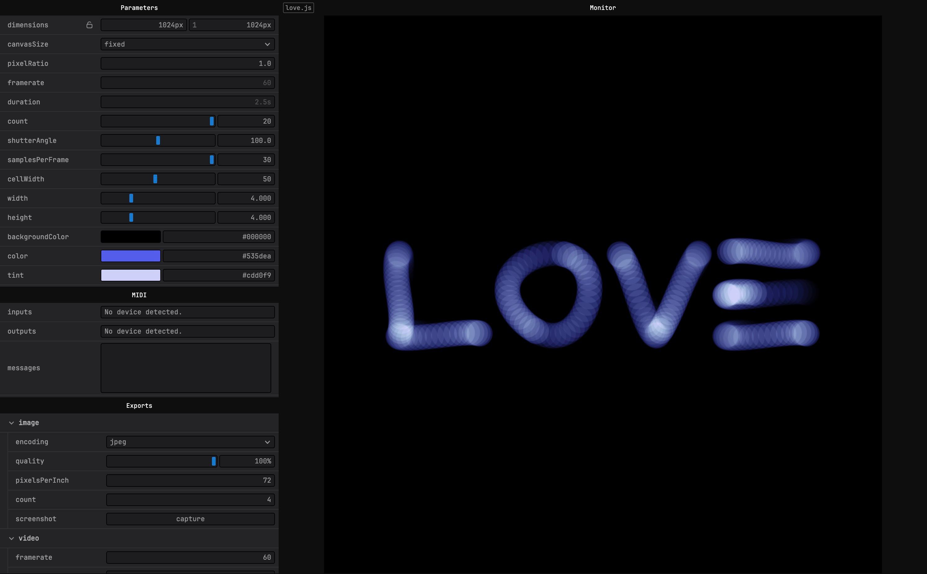 Love js fragment
